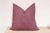 1990s French Mauve Handmade Pillow Cover For Sale - Image 5 of 7