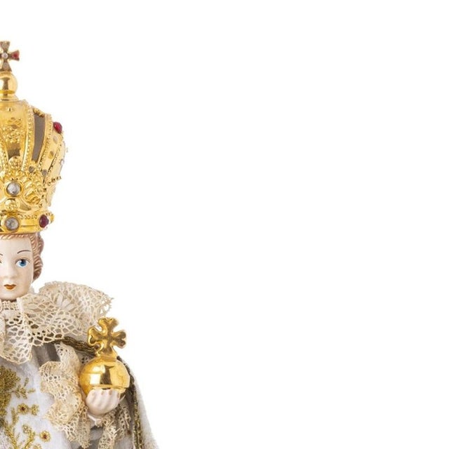 Sacred Art Infant Jesus of Prague Figurine For Sale - Image 4 of 6
