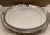 Italian 1980s Arte Italica Pewter and Ceramic Serving Platter For Sale - Image 3 of 10