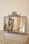 Stunning 1936 Pewter Mirror by Nils Fougstedt for Herman Bergman Konstgjuteri AB. Rectangular shape with a decorative...