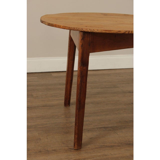 Antique English Pine Cricket Table For Sale - Image 9 of 12