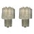 Mid 20th Century Textured Tubes Sconces - a Pair For Sale