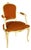 20th Century Louis XV Venetian Ivory Lacquered and Gilt Armchair from Testolini & Salviati, Italy, 1930s For Sale
