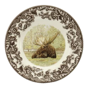 Spode Woodland Moose Bread & Butter Plate 6", Moose