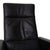 Animal Skin Shane Lounge Chair in Black Leather from Brühl For Sale - Image 7 of 17