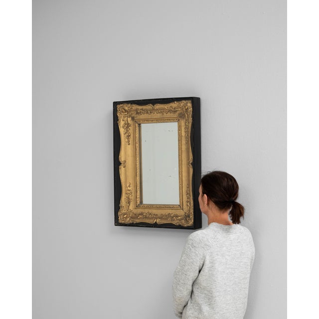 19th Century French Gilded Wood Mirror For Sale - Image 18 of 18