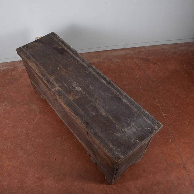 Antique Chest in Walnut For Sale - Image 5 of 18