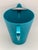 Plastic Vintage Larry Laslo for Towle Turquoise Blue Ice Bucket and Pitcher Set 80s Modern Memphis Barware - a Pair For Sale - Image 7 of 16
