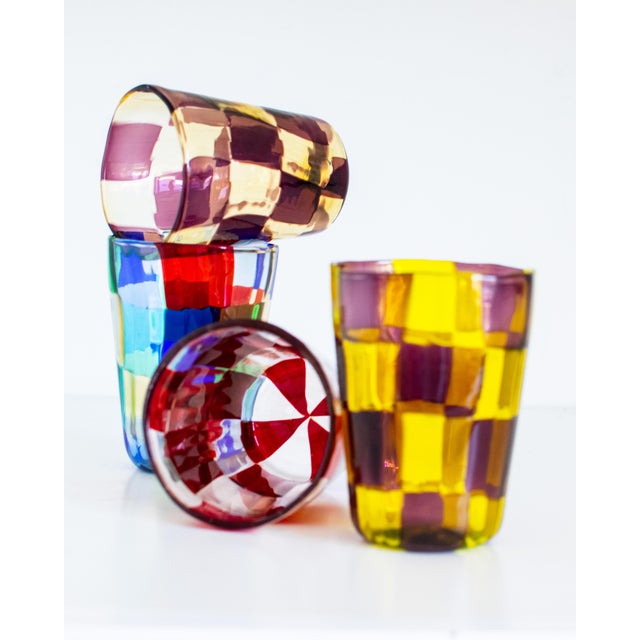 Italian Murano Glassware by Mariana Iskra for Ribes, 2004, Set of 4 For Sale - Image 4 of 18