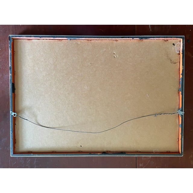 Peach Rare 1972 Chaim Gross Lithograph Titled 'Mother's Joy'- Signed and Numbered For Sale - Image 8 of 9