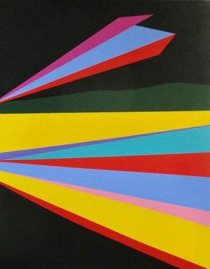Stanley Dean Edwards Geometric Abstraction Painting Chicago Artist