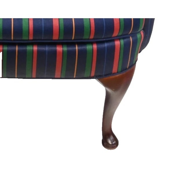 Hickory Chair Furniture Company Late 20th Century Hickory Chair Company Historic James River Collection Queen Anne Wingback Chair For Sale - Image 4 of 5