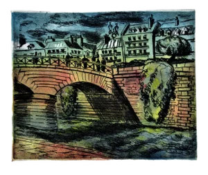 Arnold A. Grossman, Paris, Le Pont Neuf, Circa 1990