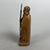 1950s Vintage Carved Wooden Sculpture of Saint Benedict of Norcia by Fonted, 1950s For Sale - Image 5 of 11