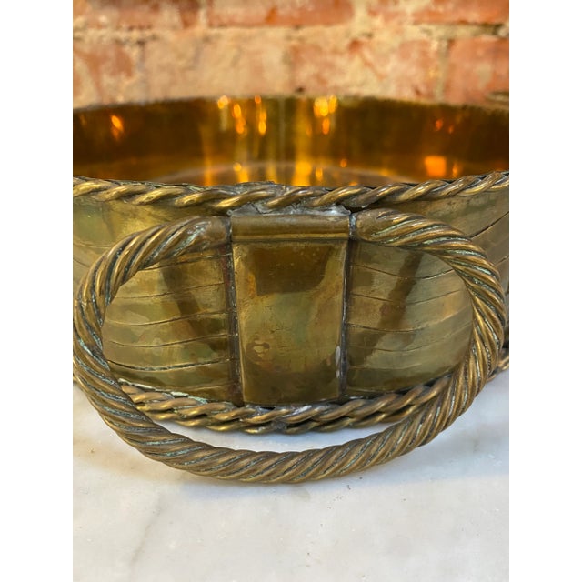 Metal 1950s Italian Brass Bowls - a Pair For Sale - Image 7 of 8