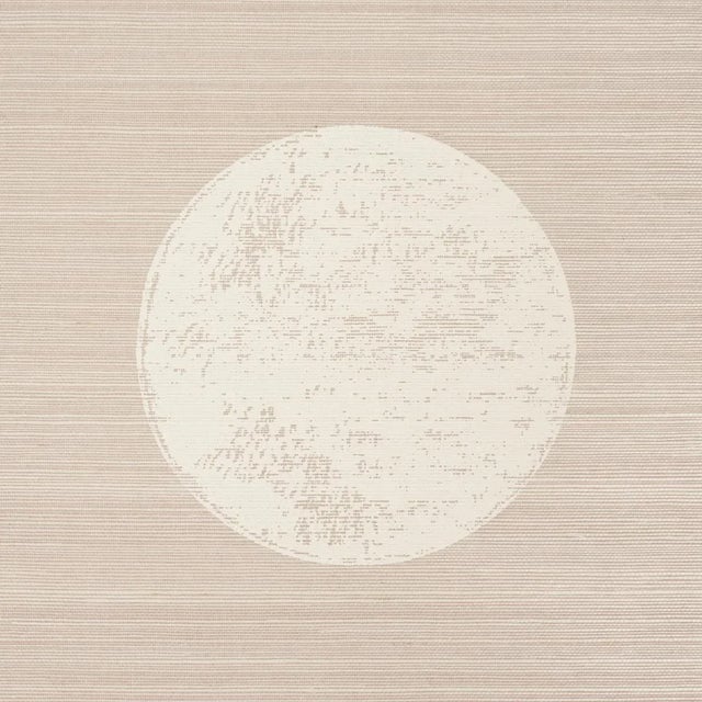 Schumacher Schumacher X Backdrop Monte Carlo Sisal 2 Panel Set In Silver For Sale - Image 4 of 4
