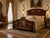 Wood 1950 European Artisan Louis XVI Mahogany Bedframe – 4 Pc For Sale - Image 7 of 16