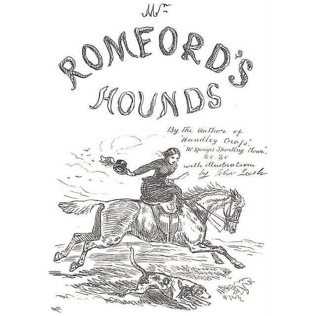 SURTEES Volume I: [275] pp. Volume II: [273] pp. Bradbury, Agnew, & Co 1900 10" x 6 7/8" Bound by Riviere & Son w/...