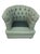 1960s Mid-Century Modern Tufted Barrel Back Club Chairs - Set of 2 For Sale - Image 5 of 7