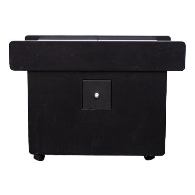 Lacquered Wooden Bar Trolley, 1980s For Sale