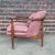 Selig Pink Finn Andersen for Selig Barrel-Back Lounge Chair With Wood Frame For Sale - Image 4 of 12