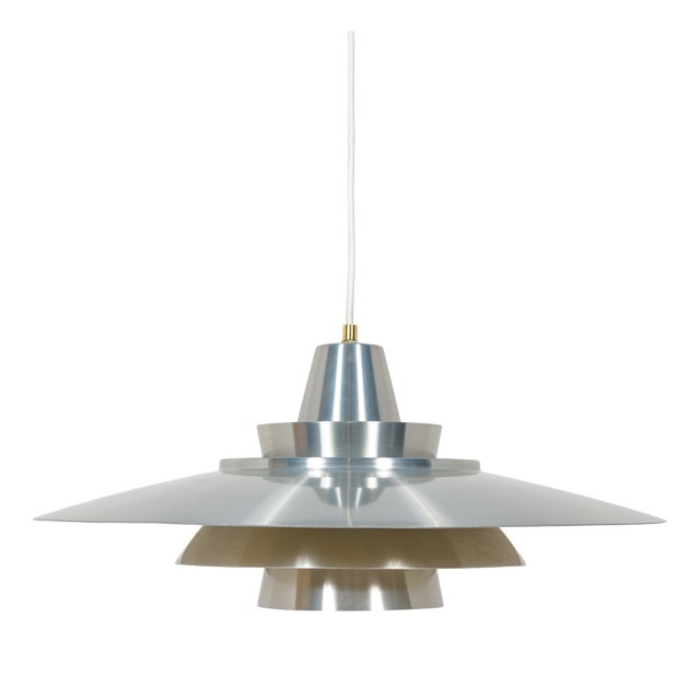Mid-Century Modern Type 240 Pendant Lamp by Mogens Davidsen for Superlight, Denmark, 1970s For Sale