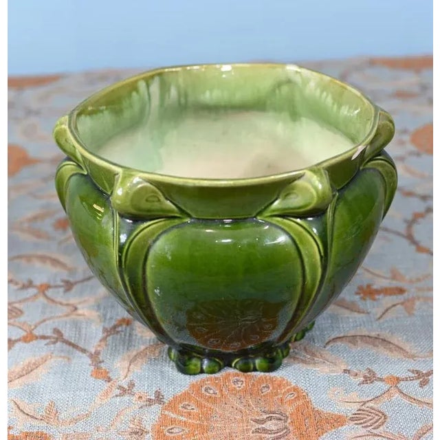 Art Nouveau Porcelain Planter Pot, 1890s For Sale - Image 3 of 5