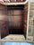 1980s Large Chinese 20th-Century Cabinet With Blue and White Hand-Painted Flowers and Landscape Panels For Sale - Image 5 of 12