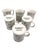 Elevate your daily ritual with this elegant set of six porcelain mugs inspired by the timeless design of Morris & Co.,...