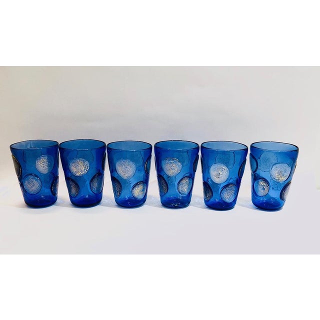 Murano Glass Tequila Set from Ribes Studio, Set of 6 For Sale - Image 7 of 15