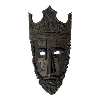 Mid-Century Brutalist Mask For Sale