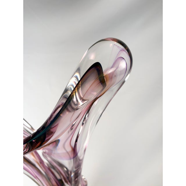 Modern Monumental Art Glass Sculpture by David Goldhagen For Sale - Image 4 of 9