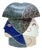 Sculptural Studio Ceramic Table Lamp, 1980s For Sale