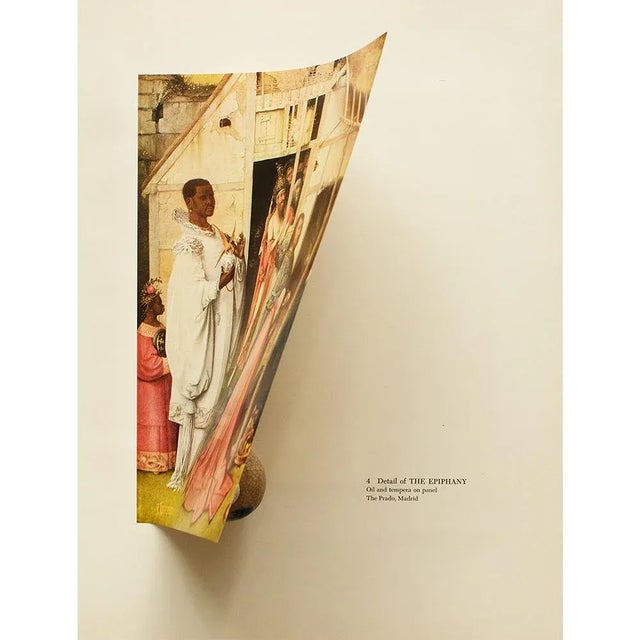 1955 After Bosch "The Epiphany" (Detail), Vintage Full-Color Print For Sale - Image 4 of 8