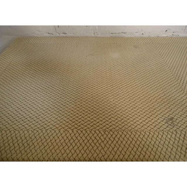 Extra Long Mid-Century Ivory Color Console Table by Karl Springer For Sale - Image 9 of 11