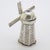 Vintage Italian Handmade Genuine Silver Windmill Dollhouse Miniature Figurine Sculpture, Hallmarked For Sale - Image 4 of 10