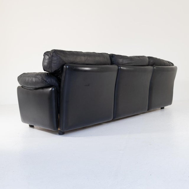 Poppy 3-Seater Sofa by Tito Agnoli for Poltrona Frau, 1970s For Sale - Image 10 of 18