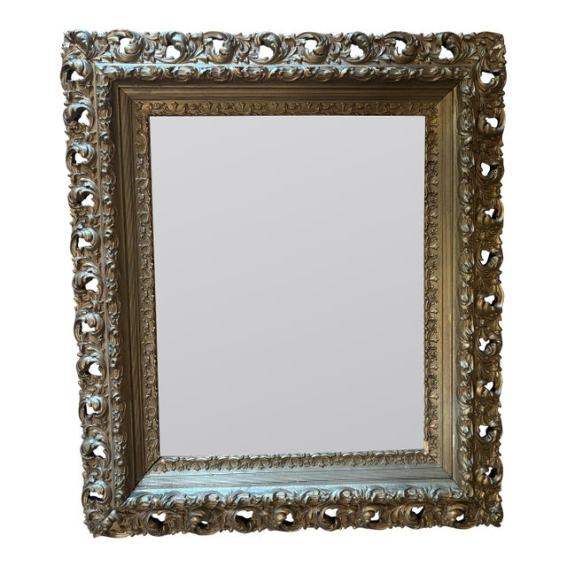 Ornate 24x28" Rococo Style Gold-Tone Frame For Sale