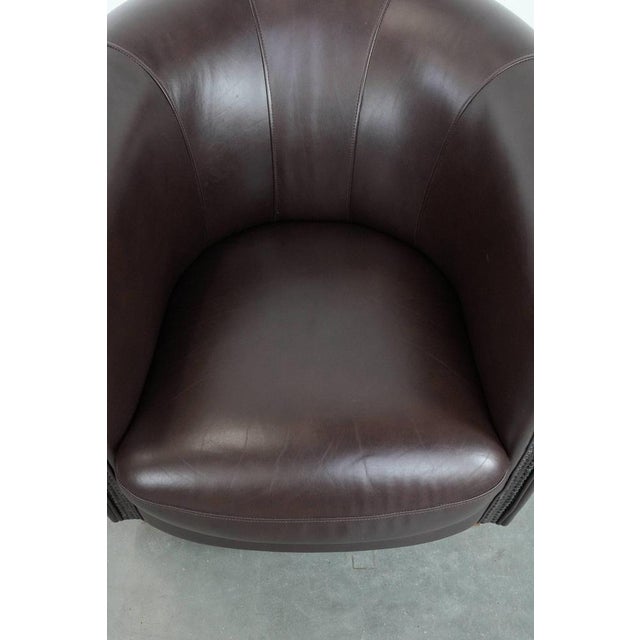 Club Chair in Cowhide Leather For Sale - Image 6 of 14