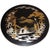 1970s Trouvailles Gold and Silver Leaf Asian Style Table For Sale - Image 5 of 5