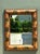 Vintage Wrapped Rattan Brass Leaf Mirror For Sale - Image 12 of 12