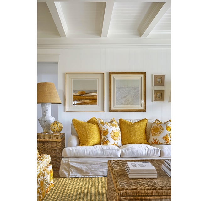 Not Yet Made - Made To Order Part & Parcel Goods Jute Braid Rug, 5'x8', Mustard and Olive Stripe For Sale - Image 5 of 5