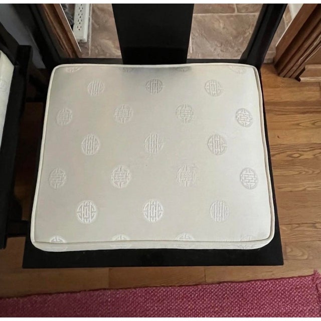 Century Chin Hua Dining Set R Sobota – 8 Chairs + 2 Leaves – Burl Wood – Excellent For Sale In Raleigh - Image 6 of 17