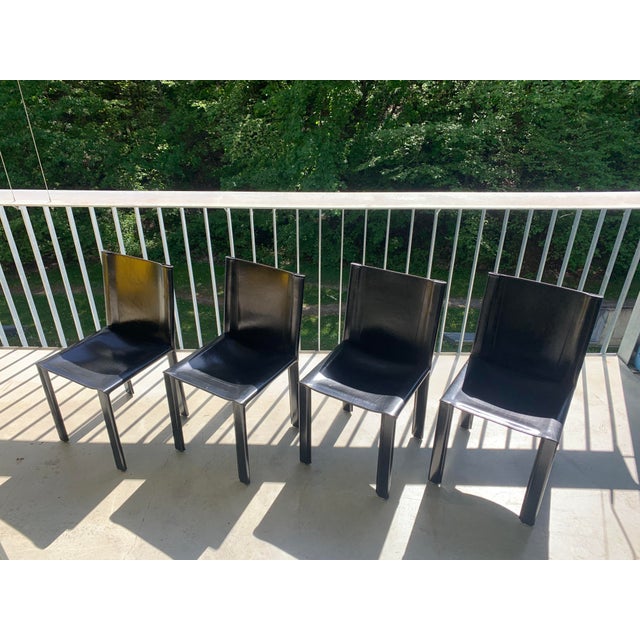 Vintage Chairs by Carlo Bartoli for Matteo Grassi, 1990s, Set of 4 For Sale - Image 10 of 18