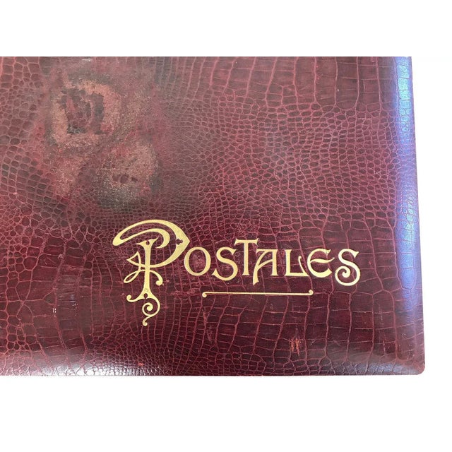 This is a Carte Postales leather souvenir book found on a cycling trip through the Dordogne many cycling trips ago. Wear...