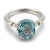 Contemporary Vintage Gia 3.18 Carat No Heat Sapphire Platinum Ring, Size 5.5 For Sale - Image 3 of 7