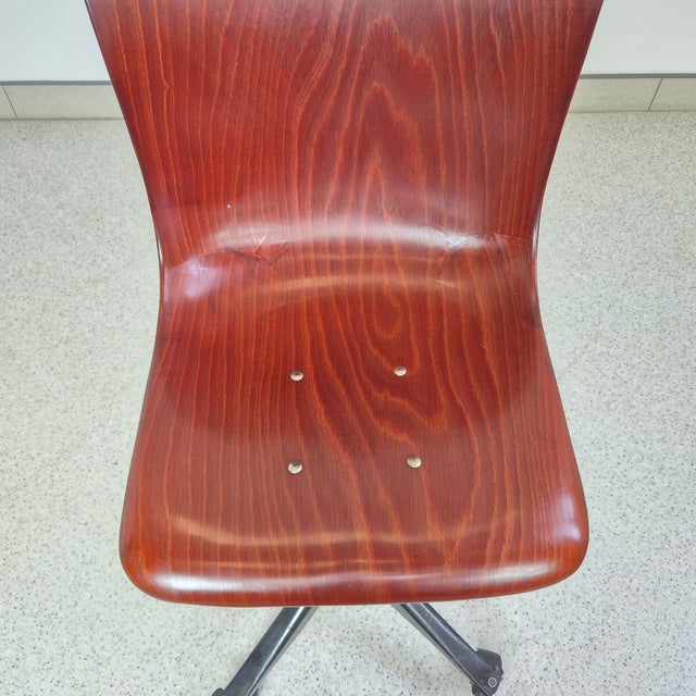 Vintage Swivel Office Chair by Elmar Flötotto for Pagholz, 1970s For Sale - Image 6 of 10