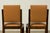 Set of 6 1930s French Art Deco Maple Dining Chairs in Tan Leather For Sale - Image 18 of 18