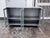2010s Circa 1990's Industrial Stye Lacquered + Glass Cabinet For Sale - Image 5 of 12