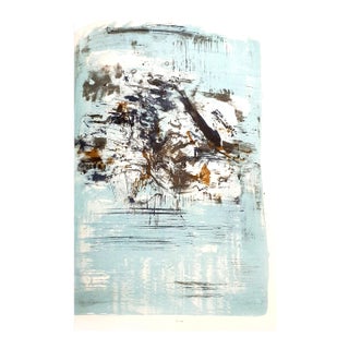 Zao Wou-ki - Original Lithograph - Abstract Composition 1962 For Sale